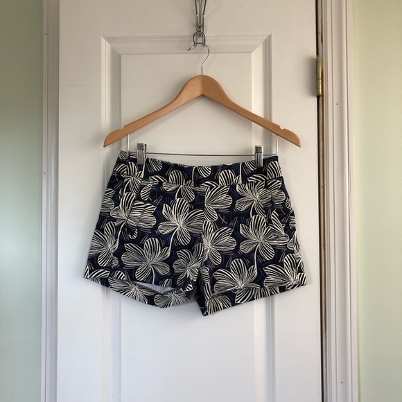 J. Crew Shorts Floral Pattern, sz 0 - Picture 1 of 6